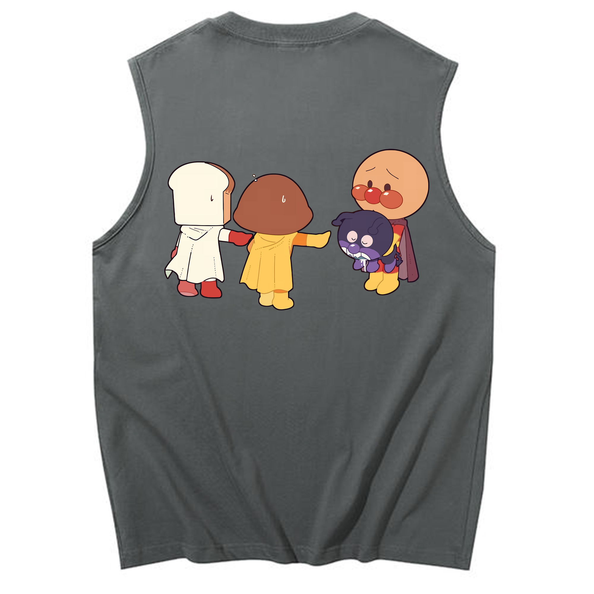 （画像用） アンパンマン Anpanman コットン100％タンクトップ（背面プリント）